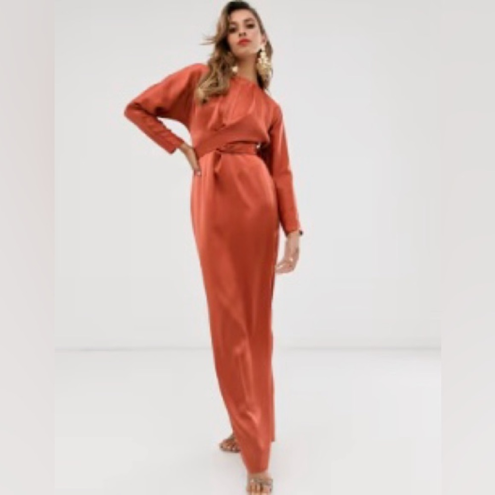 ASOS Orange Maxi Dress